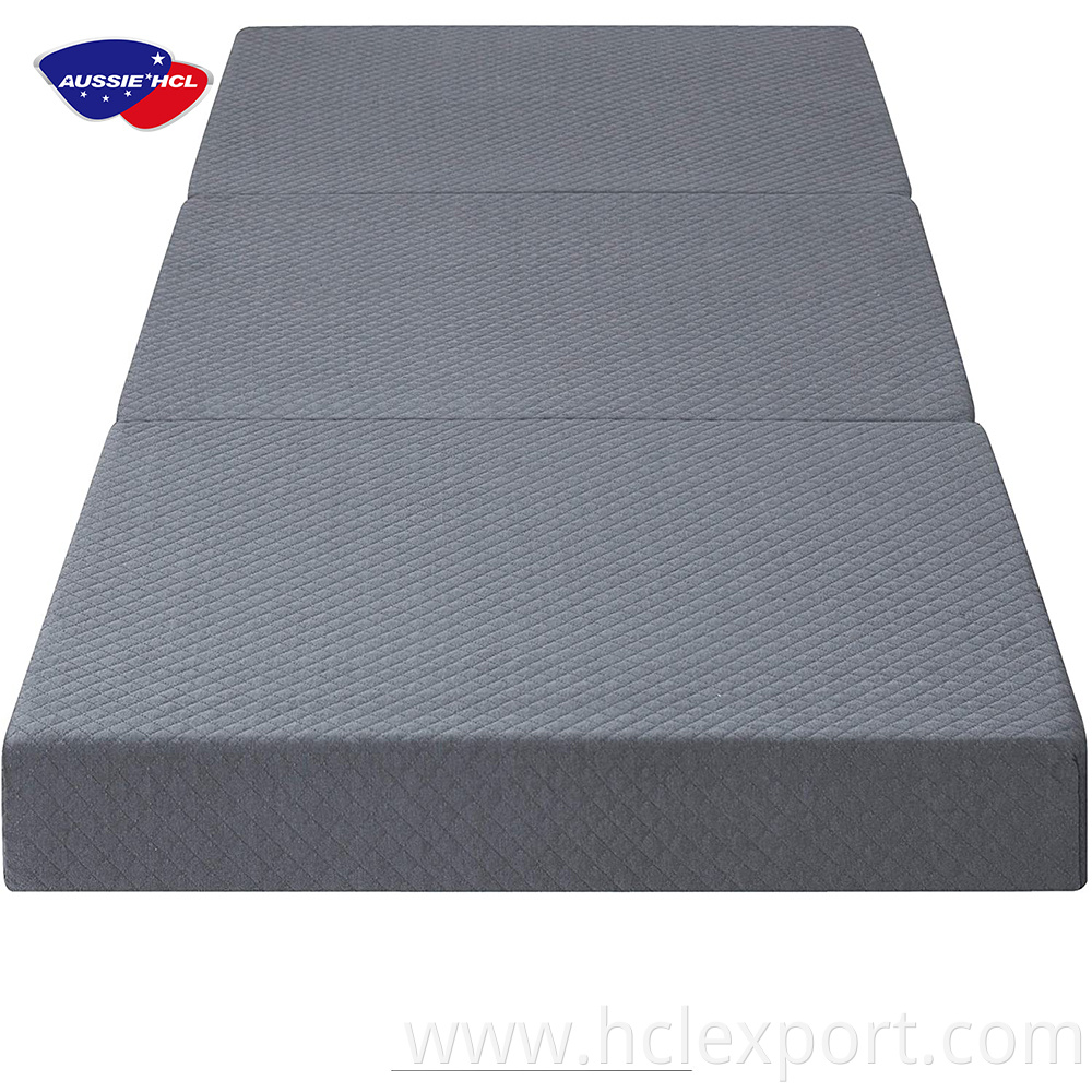 Folding mattress outdoor foldable medical travel camping sponge mattresses topper memory foam mattress